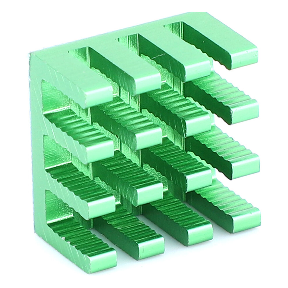 20Pcs Heat Sink Heatsink Module Aluminum Cooling Radiator Cooler Fin 14 X 14 X 8Mmgreen 9361323986527