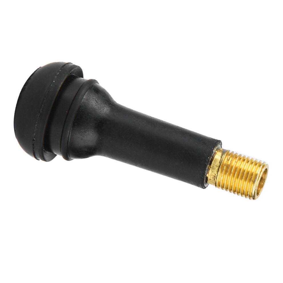 100 Pcs Car Motorcycle Universal Replacement Snap In Tire Tyre Valve Stem (Tr414) Light 9481323988809