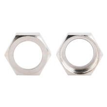 4pcs Bellows 3/4inch 3/4" Hex Nuts for Water Heater Corrugated Hose 20mm (4pcs Copper Plating)