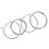 Robuste 4-String E-Bass-Saiten 1mm-2,5mm Silber 9