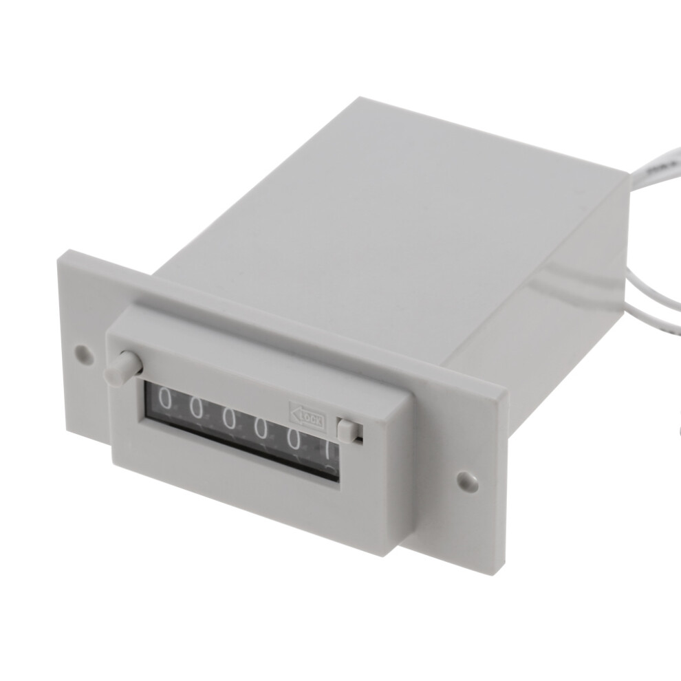 Csk6-Ykw 6 Digit Electromagnetic Pulse Counter Ac110v / Ac220v / Dc24v (#01) 9381323991987