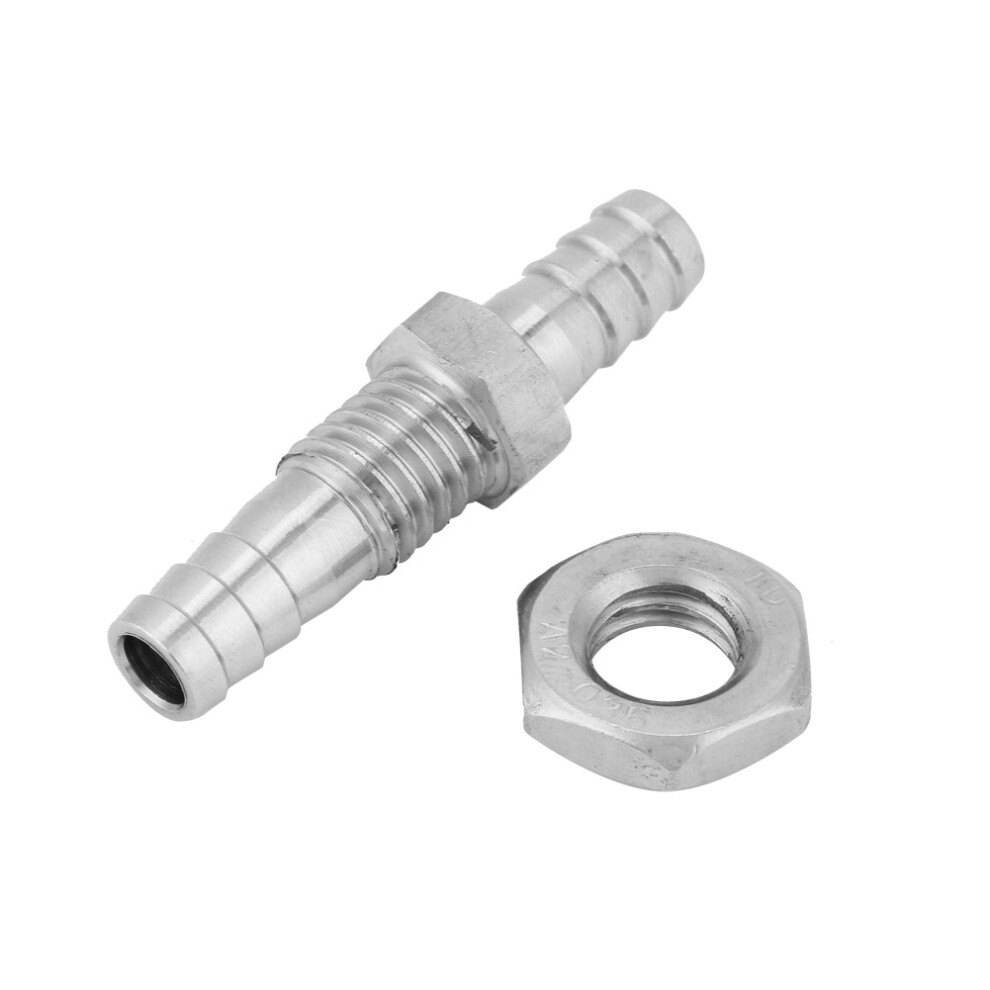 304 Stainless Steel Male Thread Pipe Fitting Hose Tail Coupling Connector (6Mm) 6931323992380