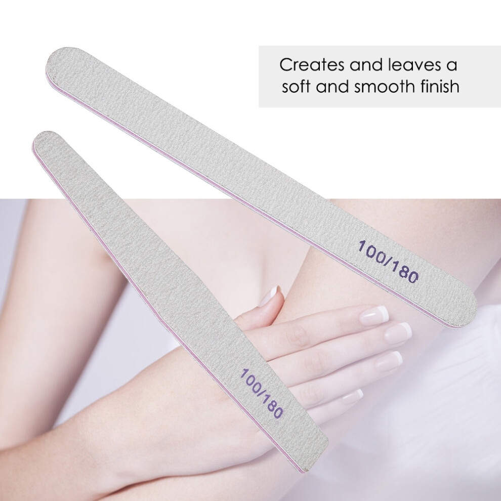 5Pcs Double Side Sanding Buffering Nail Art Buffer Files Professional Manicure Tip Tool