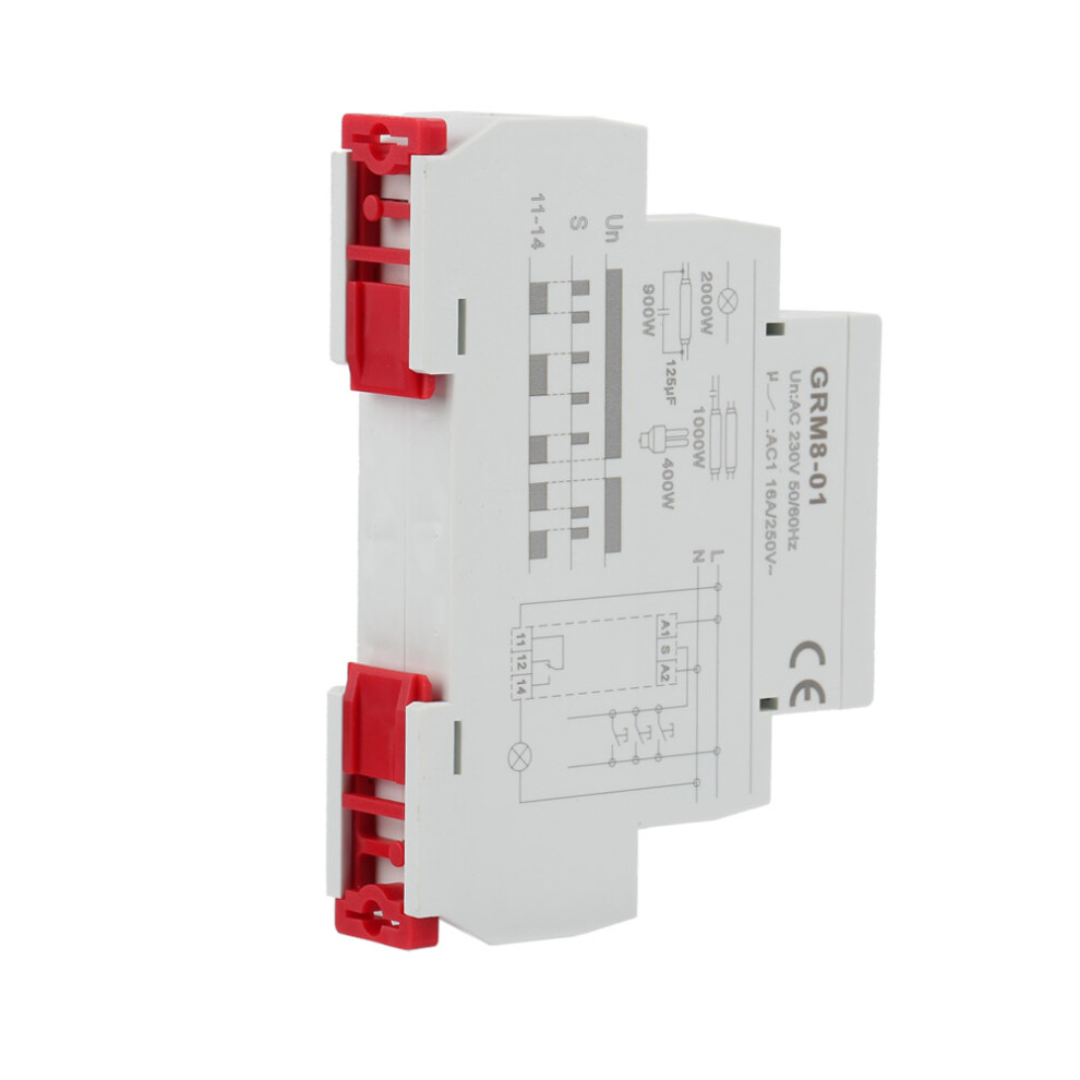 Grm8-01 Electronic Impulse Relay Latching Relay Memory Relay Ac 230V 7691323991897