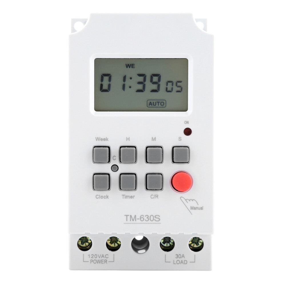110V Digital Electric Durable Programmable Smart Control Switch Timer 4911323993763