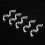 100Pcs Vegetable Fruit Tree Seedling Nursery Plastic Grafting Clips Plants Gardening Tools 7