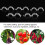 100Pcs Vegetable Fruit Tree Seedling Nursery Plastic Grafting Clips Plants Gardening Tools 9