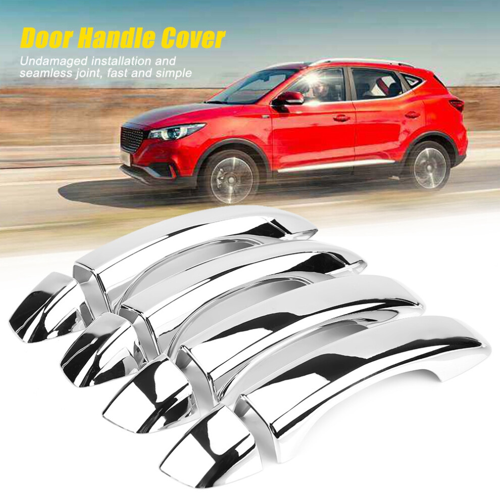8 Pcs Car Chromium Electroplating Door Handle Cover Trim For Mg Zs Suv 2018-2019 9391323995137