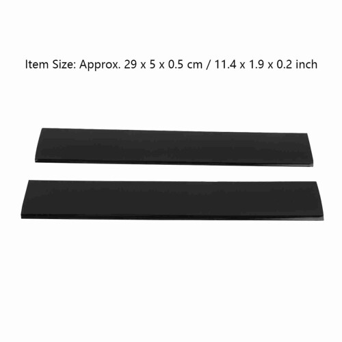 Black Replacement Left & Right Faceplate Cover Shell Case for PS3 Slim Console 1