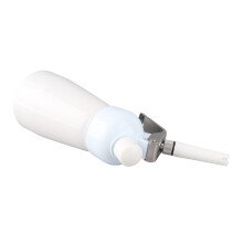 250mL Portable Red Aluminum Whipped Dessert Cream Butter Dispenser Whipper Foam Maker White