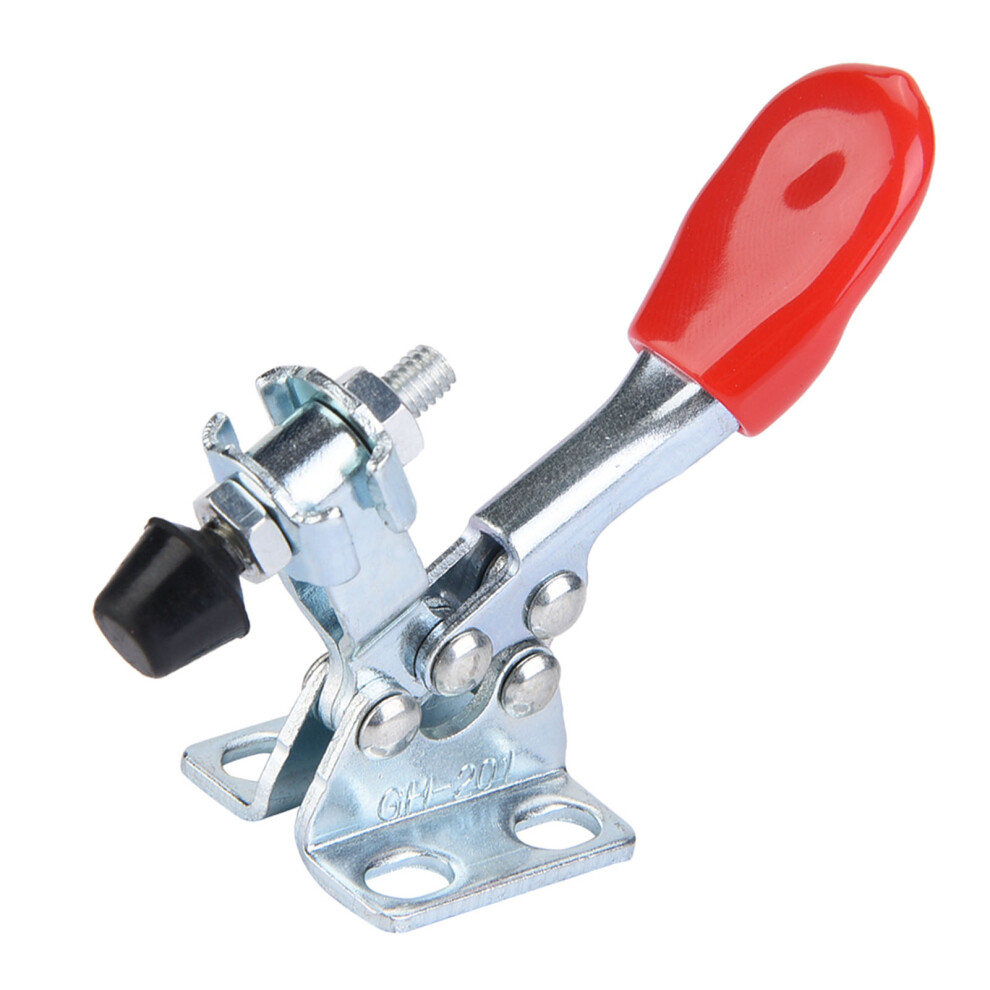 5Pcs Iron Galvanized Quick Fixed Vertical Type Hand Holding Capacity Toggle Clamp 7901323995307