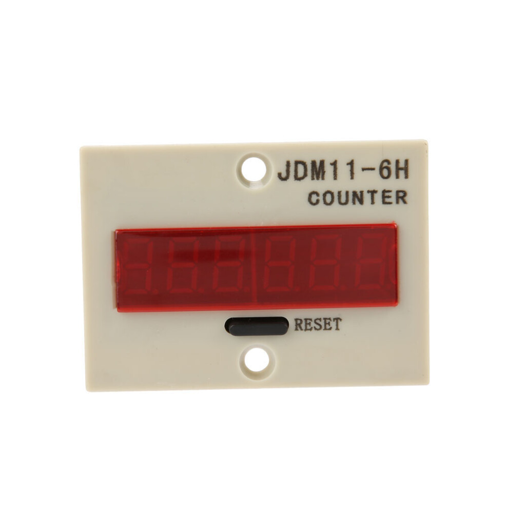 Jdm11-6H 6 Digit Display Electronic Counter Dc 12V 7891323996209