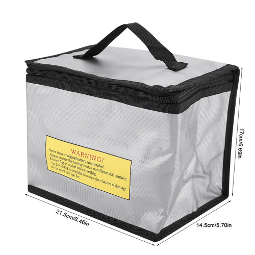 Tragbare explosionsgeschützte Akku-Ladetasche - Grau, 21,5x14,5x17cm 2