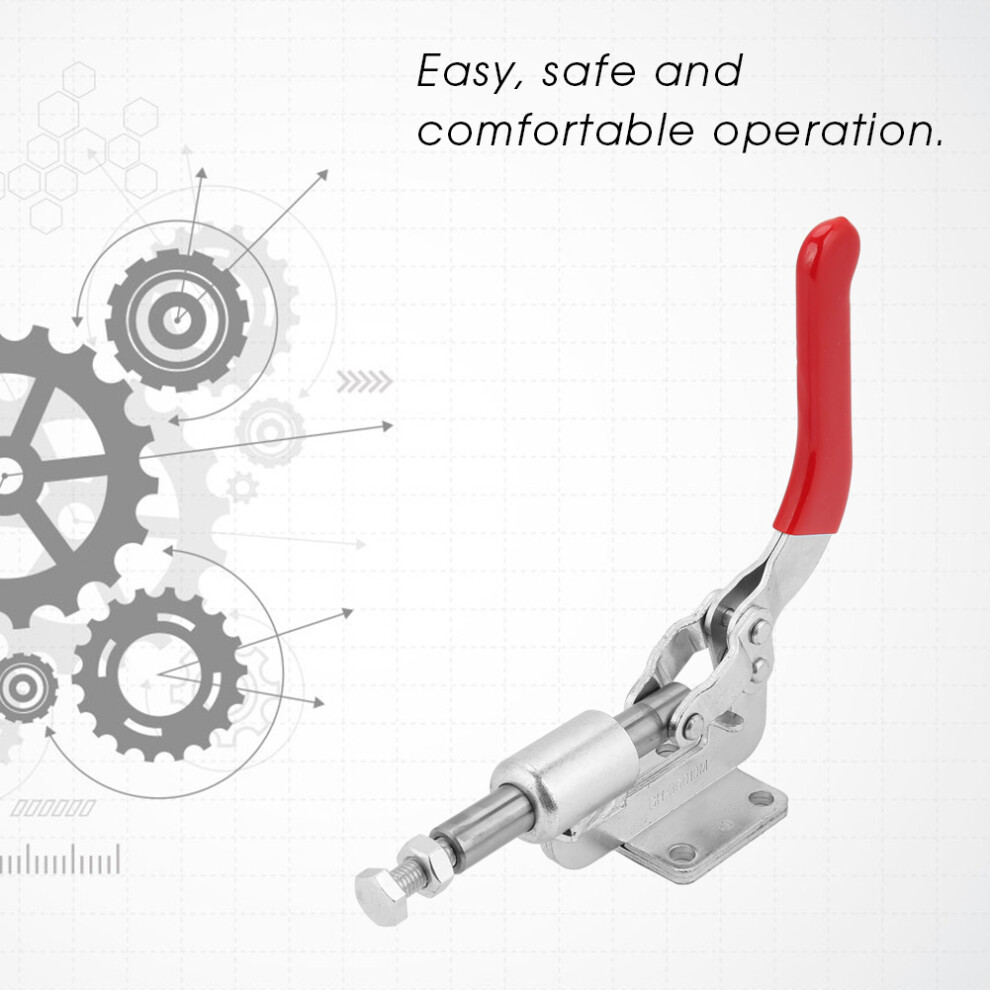 Iron Galvanized Quick Fixed Toggle Clamp Holding Latch Push Pull Action Hand Tool (Gh-6010) 8731323998515