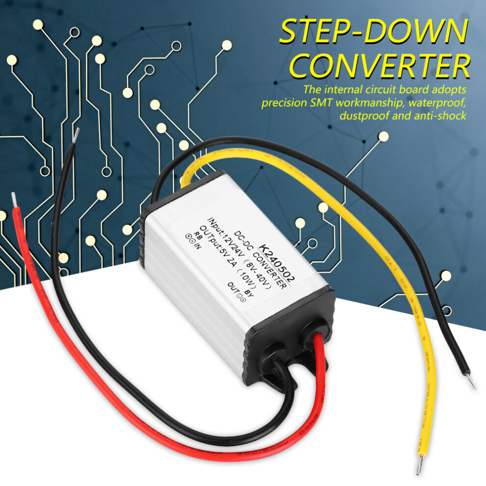 Dc-Dc 12V/24V To 5V 2A Buck Converter Step Down Power Supply Module 8491323998099