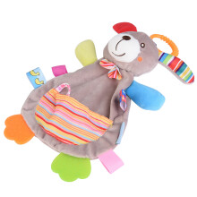 Niedliches Cartoon-Baby-Baumwollkomfort-Handtuch Beiß-Spielzeug 30x17cm