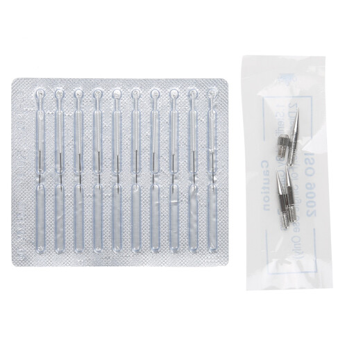 Freckle Spot Mole Removal Pen Device Accessory(10pcs Fine Needles 3pcs Larger Needles) 1