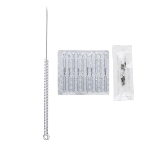 Freckle Spot Mole Removal Pen Device Accessory(10pcs Fine Needles 3pcs Larger Needles)