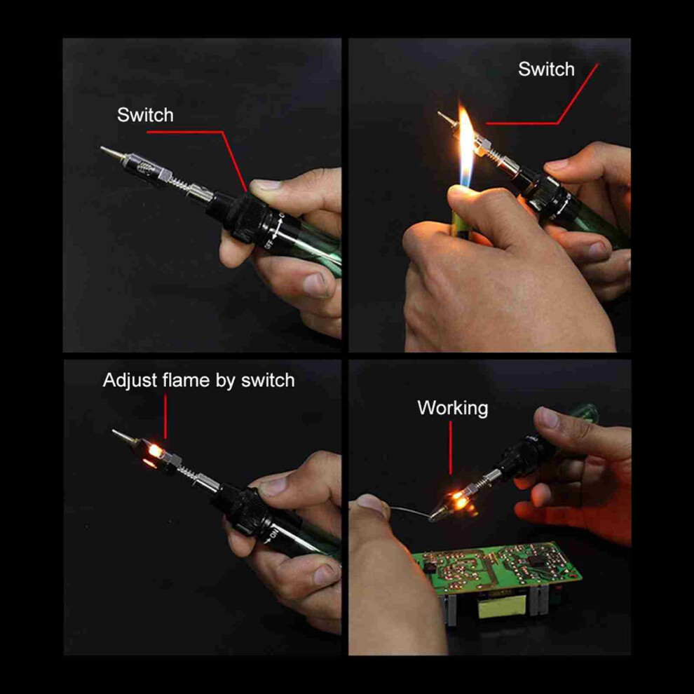 Gas Soldering Iron Pen Type Electric Soldering Iron Welding Tools Cordless Solder Iron 8761323999946