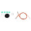 Interchangeable Needles Set Colorful Aluminum Circular Knitting Needles Ring Set for DIY Craft 14