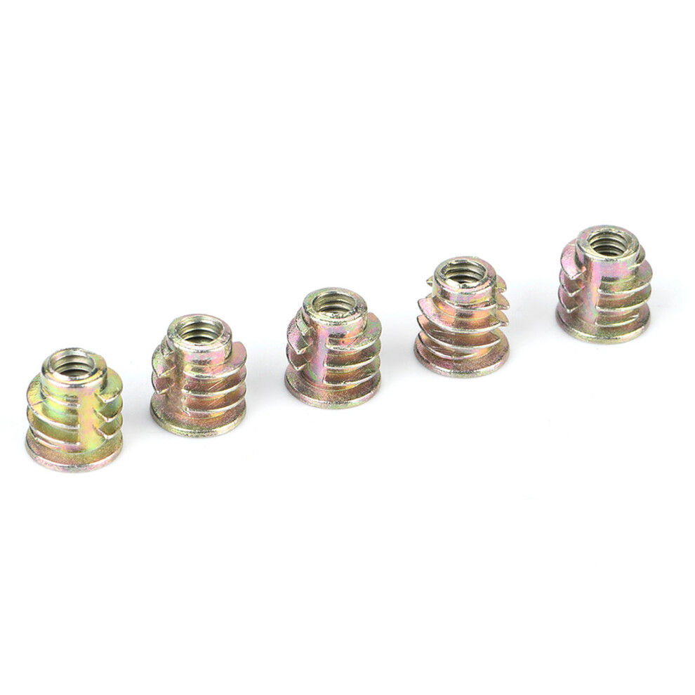 50Pcs M4 M5 Zinc Alloy Inside Hex Socket Insert Nuts For Wood Furniture (M4*8) 9441324000542