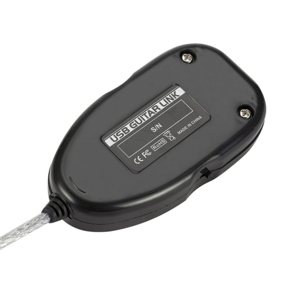 Guitar To Usb Interface Link Cable Adapter Audio Connector Recorder For Pc/Computer 9311324002511