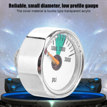 1/8NPT Micro Mini Gauge Manometer for Paintball PCP Air Rifle 3000psi