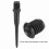 100pcs Plastic Dart Spots Needle Soft Tips Replacement Set Accessory for Electronic Darts Black 8