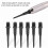 100pcs Plastic Dart Spots Needle Soft Tips Replacement Set Accessory for Electronic Darts Black 5