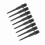100pcs Plastic Dart Spots Needle Soft Tips Replacement Set Accessory for Electronic Darts Black 15