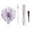 3pcs 3.5cm Steel Tip Target Throwing Darts Needle Set for Dartboard 6