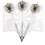 3pcs 3.5cm Steel Tip Target Throwing Darts Needle Set for Dartboard 5