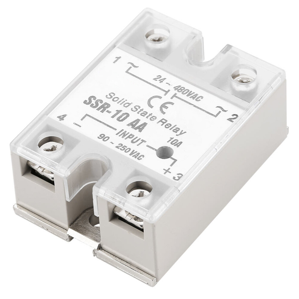 Ssr 10 Aa 10A Solid State Relay Module Ssr Ac-Ac Input Ac Output 24-480V Ac 9441324004274