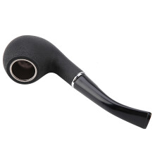 Detachable Resin Smoking Tobacco Pipe Premium Quality Tobacco Pipe for Man(Black)