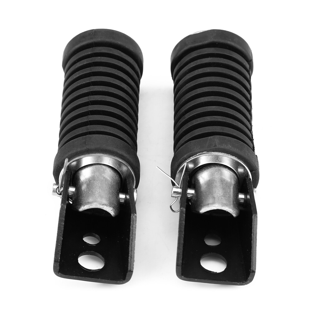 Motorcycle Rear Footpegs Plate Footrest Rubber Pad Grip Cover For Suzuki 125Cc Gn 125 8441324005777