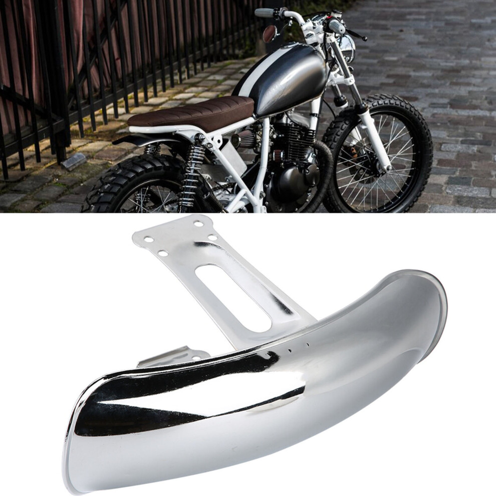 Motorcycle Front Fender Mud Flap Guard Fairing Mudguard Cover For Cg125 Retro Chrome 8451324005769