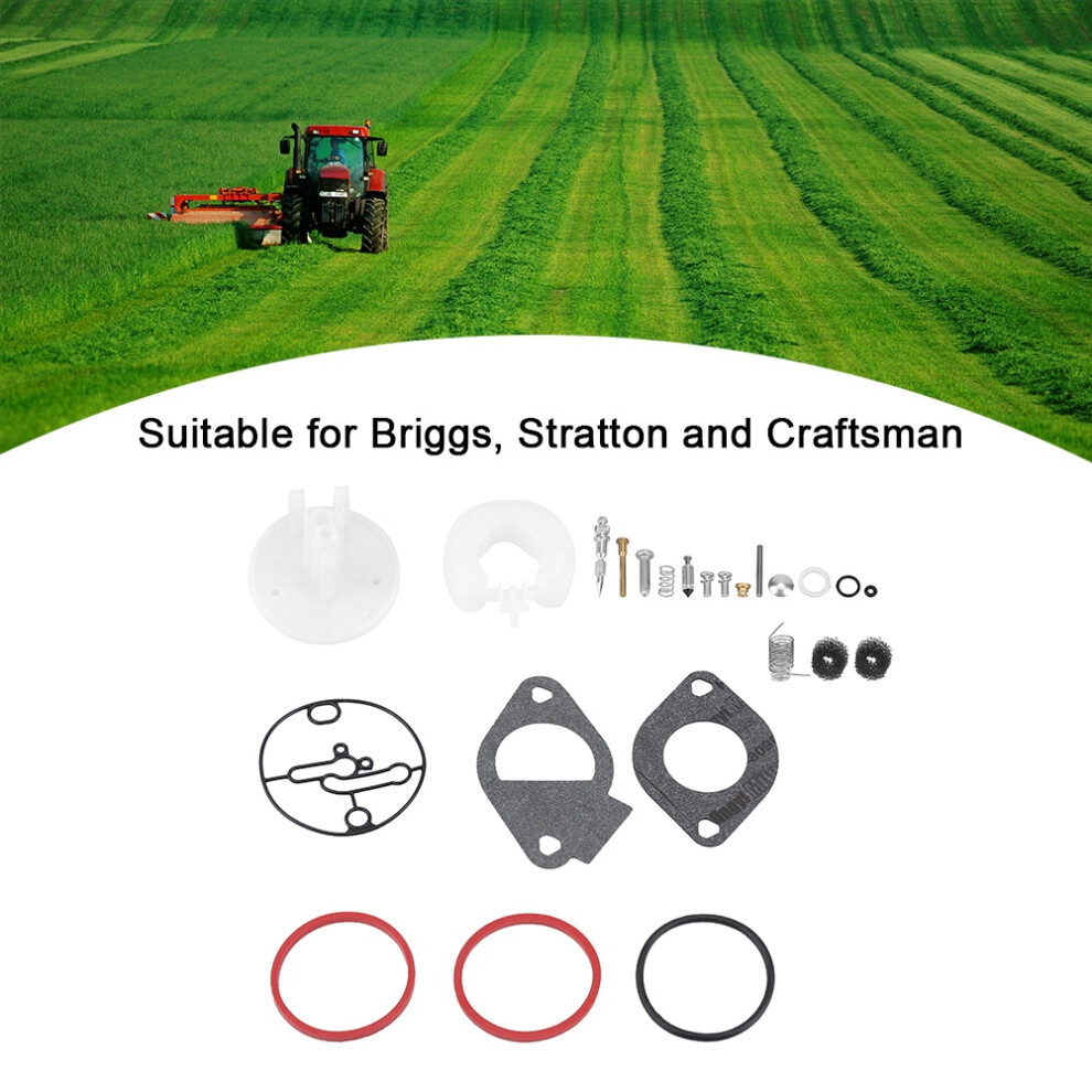 Sturdy Durable Metal Carburetor Rebuilt Kit Overhaul For Briggs Stratton Craftsman 7891324005658