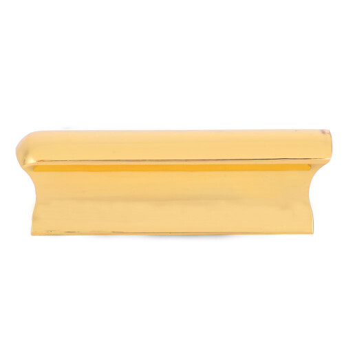 Hawaiian Metal Pearse Guitar Slide Tone Bar for Stringed Instruments(Gold) 1