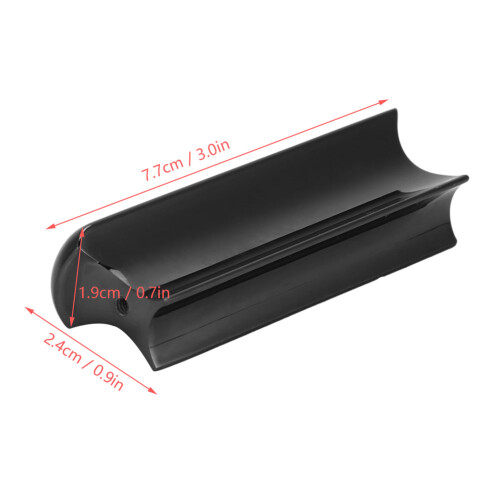 Hawaiian Metal Pearse Guitar Slide Tone Bar for Stringed Instruments(Black)