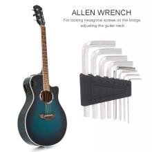 Gitarre Sechskant-Schlüsselset 8 Stück 1,5-6 mm Hex-Werkzeuge für Schraublöcher Australien