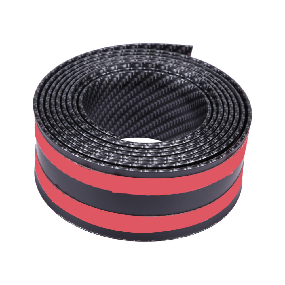 Car Stickers Carbon Fiber Rubber Styling Door Sill Guards Protector Universal (5 * 250Cm) 4221324006349