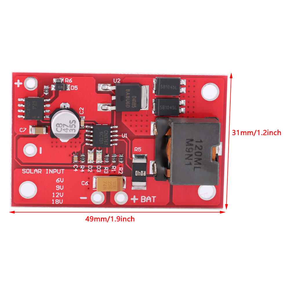 Mppt Solar Panel Controller Charging Module For 12V Lead Acid Battery Charger 3A 9451324006109