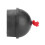 2 Stück Pool Queue Kreidehalter Schwarz Rot mit Schnur für Billard, 4x4x3,4 cm 12