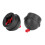 2 Stück Pool Queue Kreidehalter Schwarz Rot mit Schnur für Billard, 4x4x3,4 cm 14