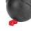 2 Stück Pool Queue Kreidehalter Schwarz Rot mit Schnur für Billard, 4x4x3,4 cm 7