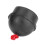 2 Stück Pool Queue Kreidehalter Schwarz Rot mit Schnur für Billard, 4x4x3,4 cm 9
