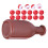 Billiard Shaker Bottle And 16 Numbered Tally Balls Pool Dice Billiards Accessory 16