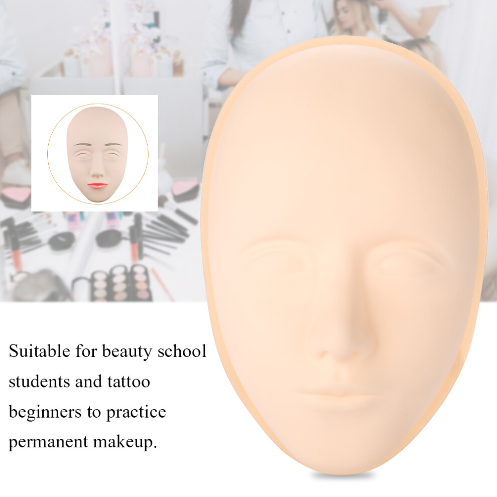 5D Tattoo Practice Permanent Makeup Microblading Eyebrow Lip Training Silicone Fake Skin #03
