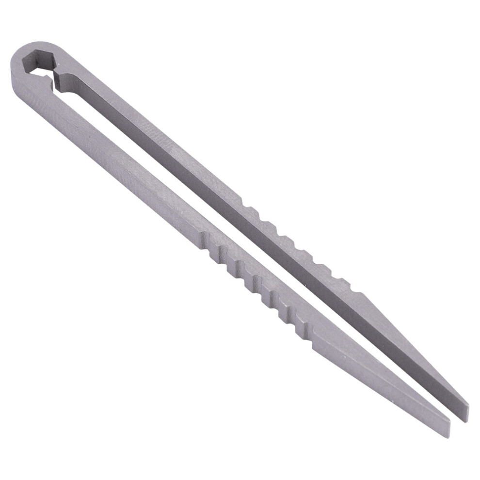 Portable EDC Titanium Alloy Tweezers Outdoor Survival Camping Travel Mini Tool