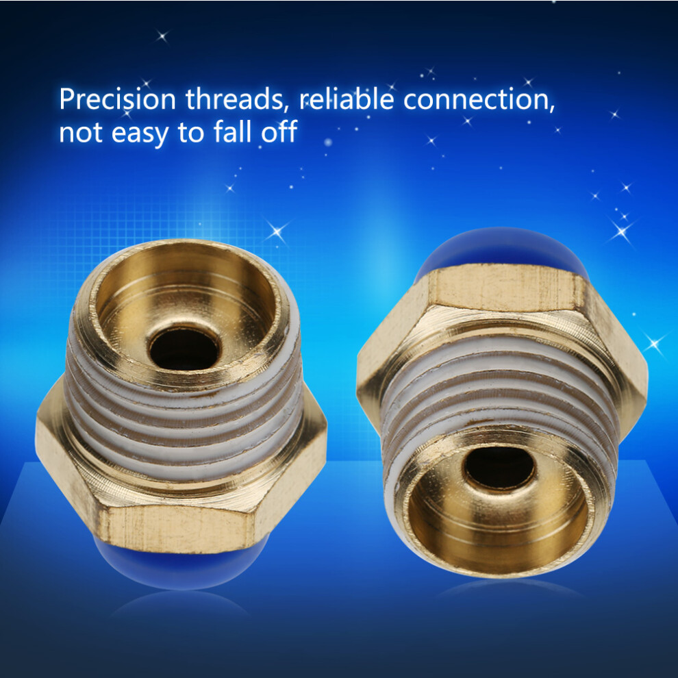 4Mm Air Pipe Pneumatic Quick Fittings Male Thread Straight Push In Connector (Pc4-2 10Pcs) 7891324008062